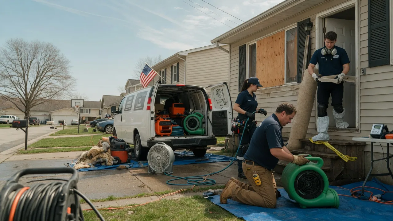 Water Damage Restoration in Wheatfield, IN near me